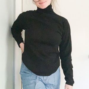Black turtle neck